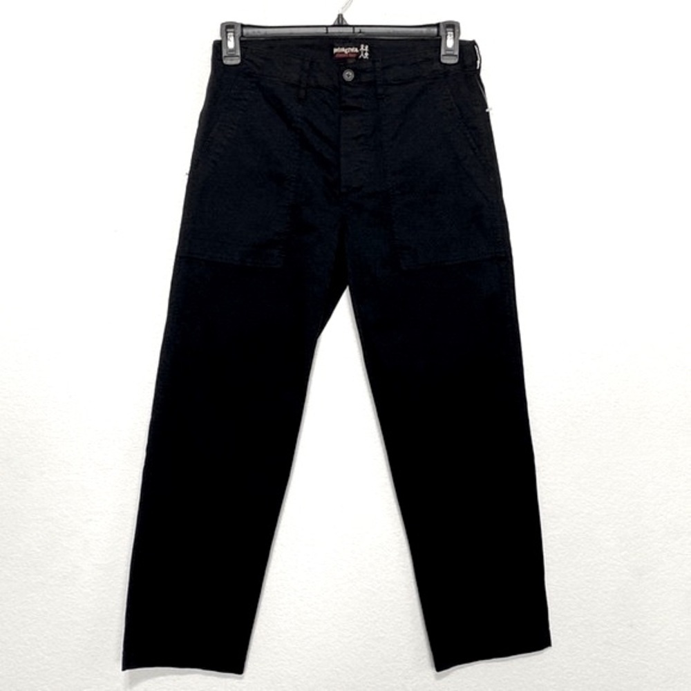 Johnny Was Pete & Greta Black Belt Loops Straight Leg Utility Cargo Pants Size 4